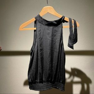 Xhilaration brand silk shoulder tie tank